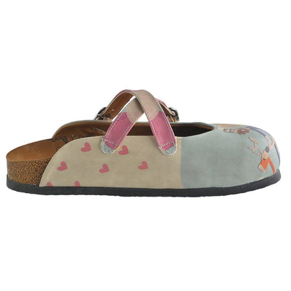 Blue & Pink You & Me Clogs CAL147 (737682817120)