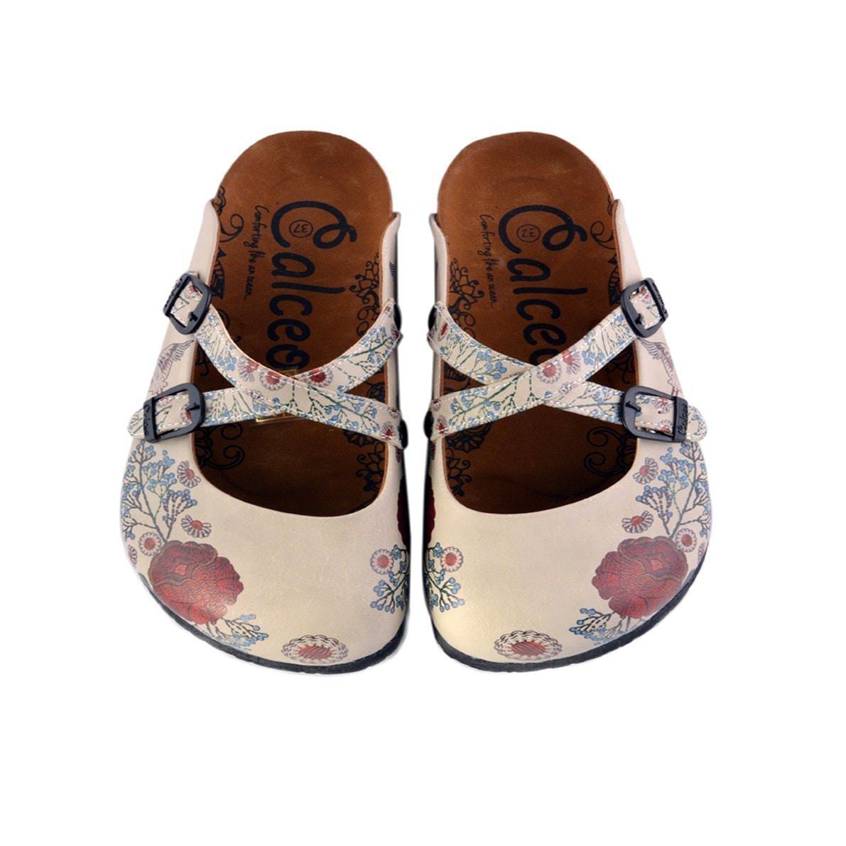 Rose and Bird Clogs CAL157 (737669120096)