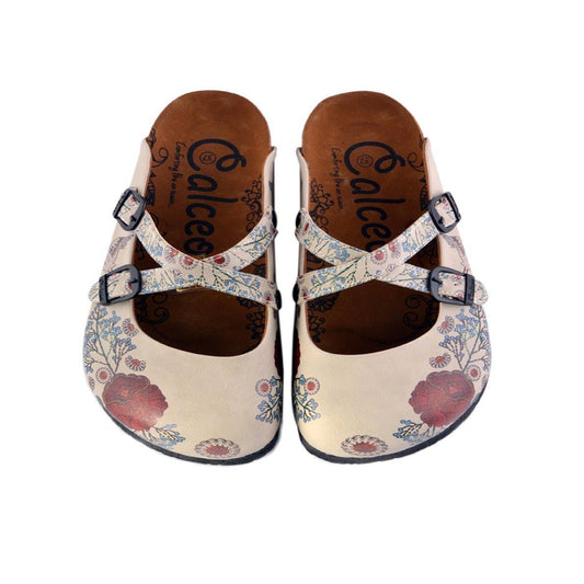 Rose and Bird Clogs CAL157 (737669120096)
