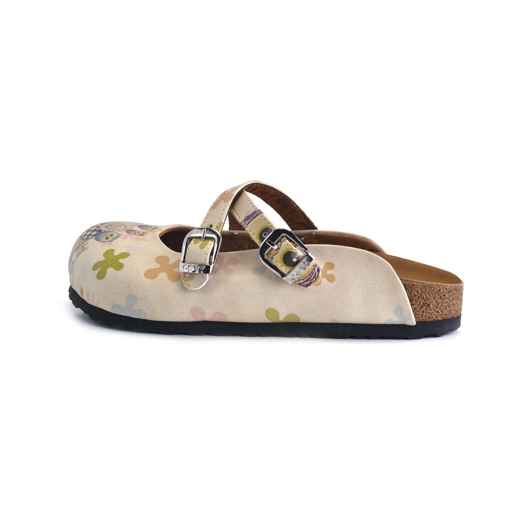 Elephant and Owl Clogs CAL164 (737669087328)