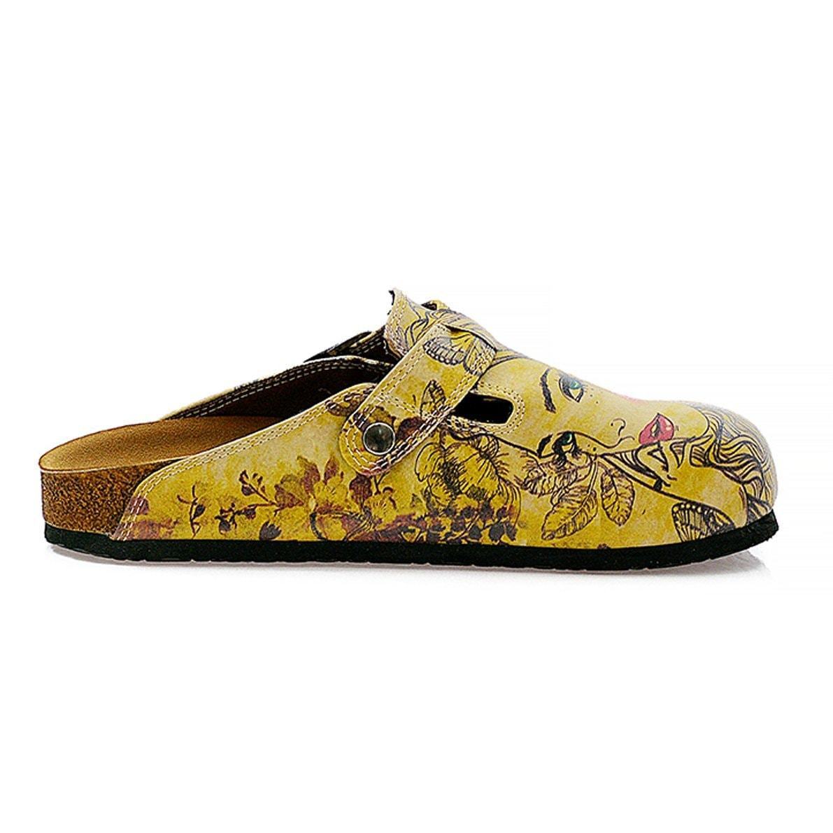 Yellow Portrait Clogs CAL322 (737681735776)
