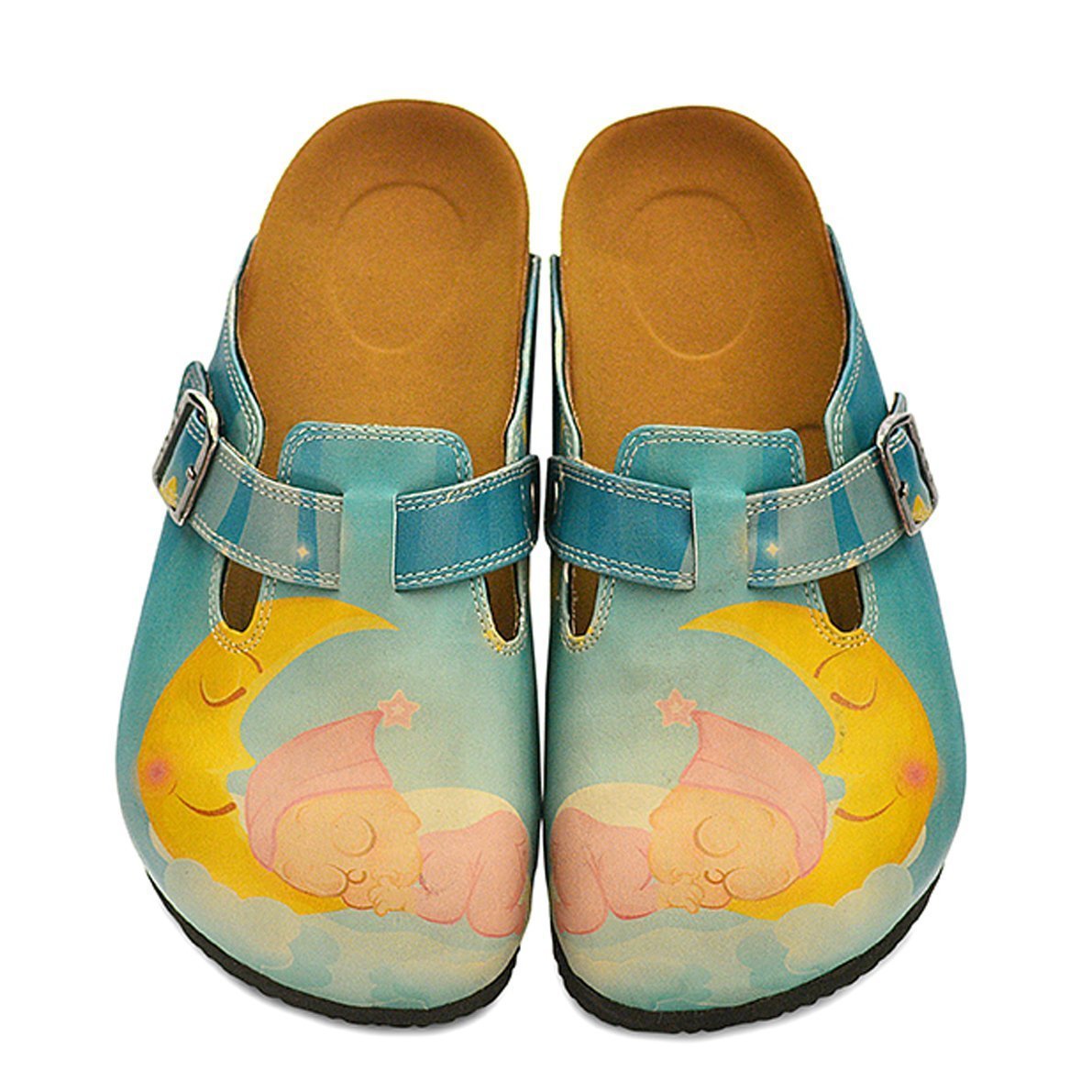 Blue Sleeping Baby Clogs CAL334 (737681703008)
