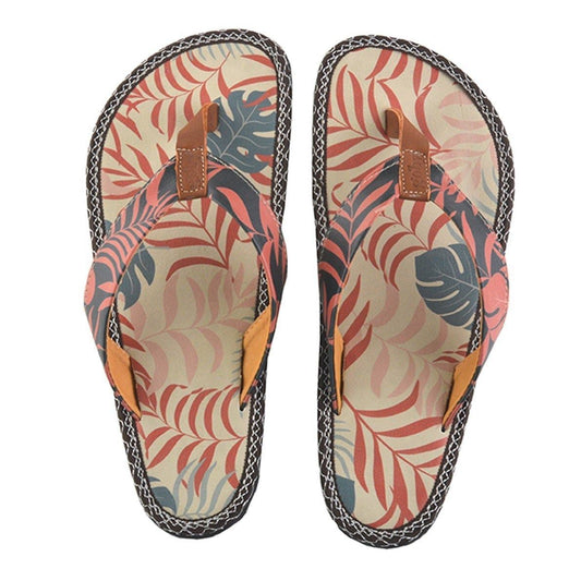 Black & Orange Jungle Flip-Flop CAL411 (737681244256)