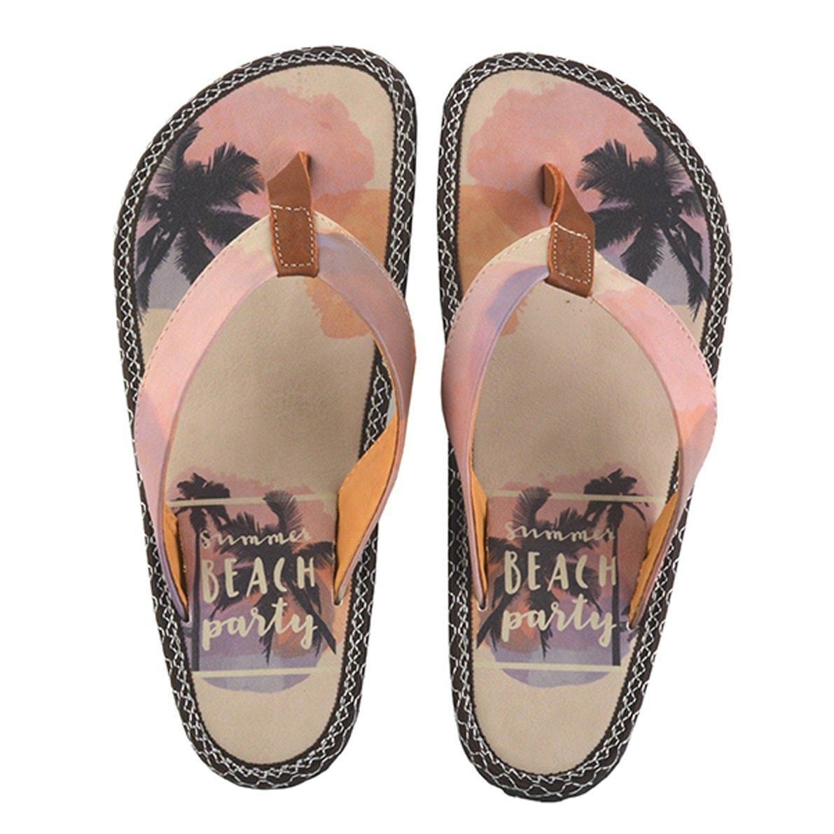 Tan & Bush Summer Beach Party Flip-Flop CAL414 (737681113184)