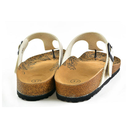 Ivory Travel T-Strap Sandal CAL506 (737680949344)