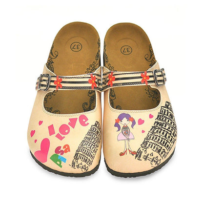 I Love Pisa Clogs CAL803 (737667743840)