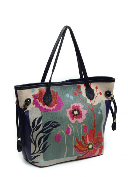 Poppy Flower Hand Bags CAN405