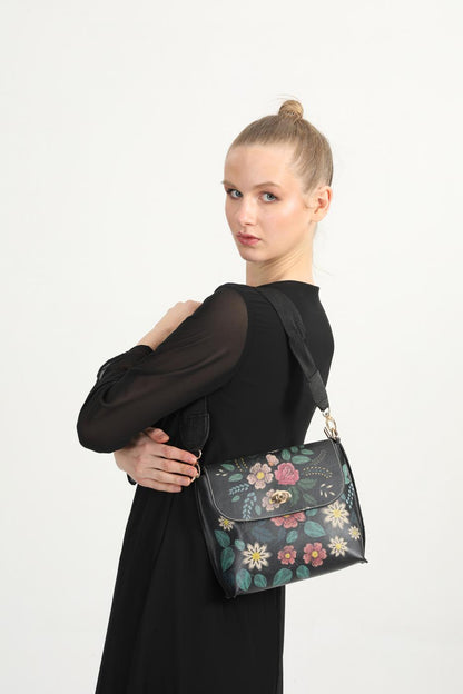 Embroidered Flowers Hand Bags CAN507