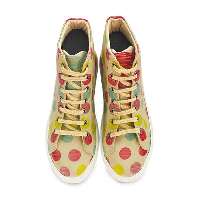 Colored Dots Sneaker Boots CW2014 (1405802905696)