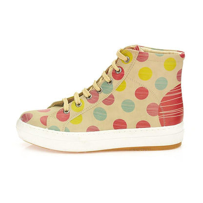 Colored Dots Sneaker Boots CW2014 (1405802905696)