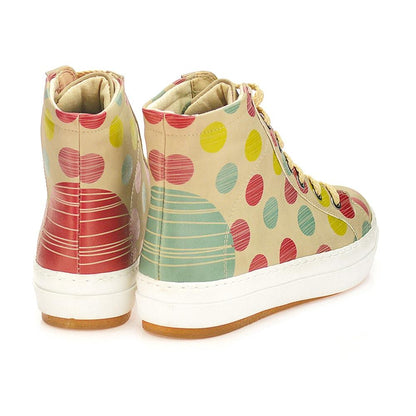 Colored Dots Sneaker Boots CW2014 (1405802905696)