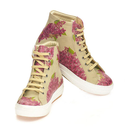 Purple Flowers Sneaker Boots CW2020 (1405803069536)