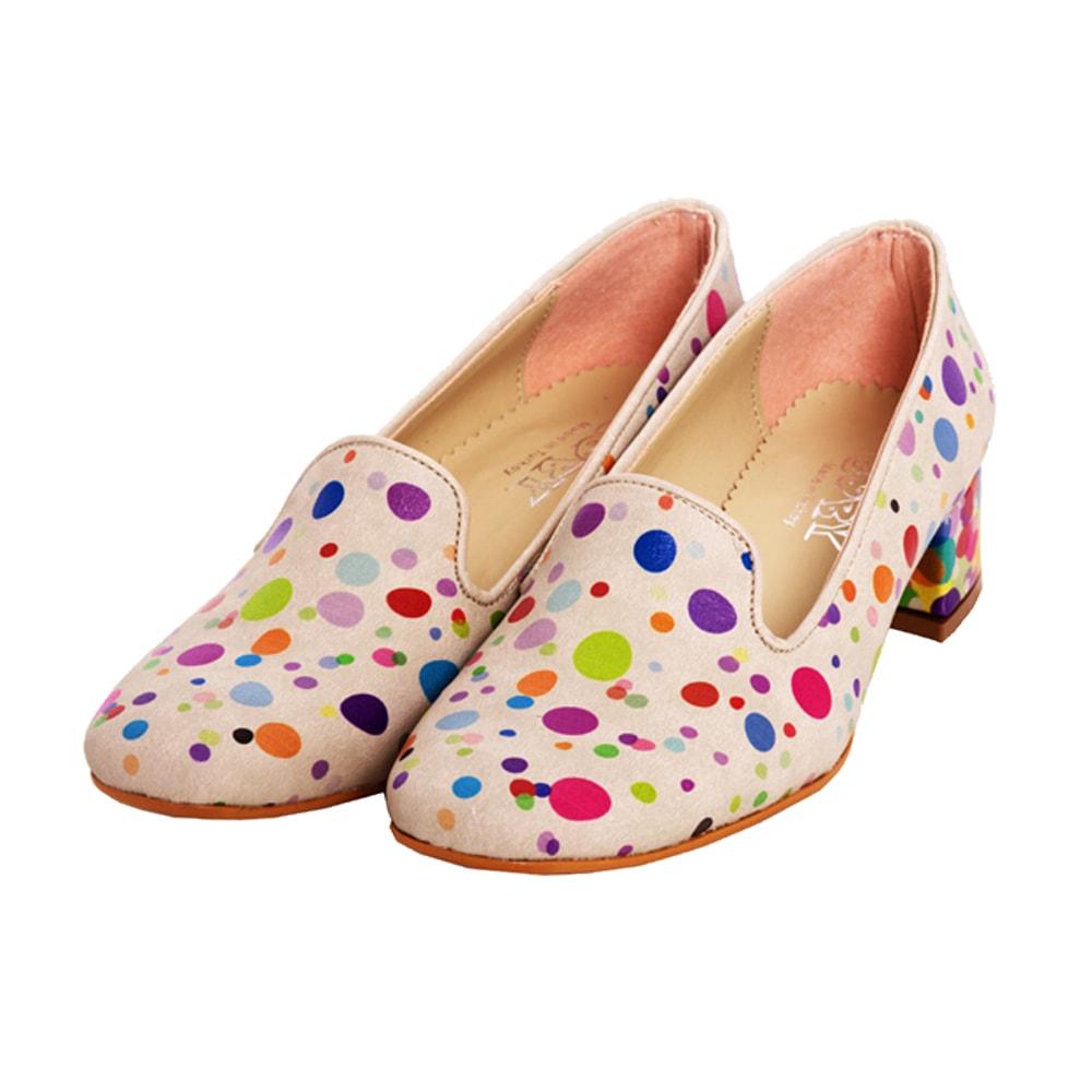 Colored Bangles Career Heel Shoes DB113 (1405803266144)