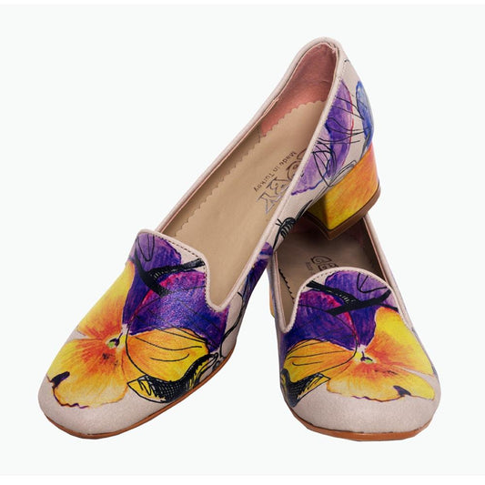 Flowers Career Heel Shoes DB114 (506264813600)