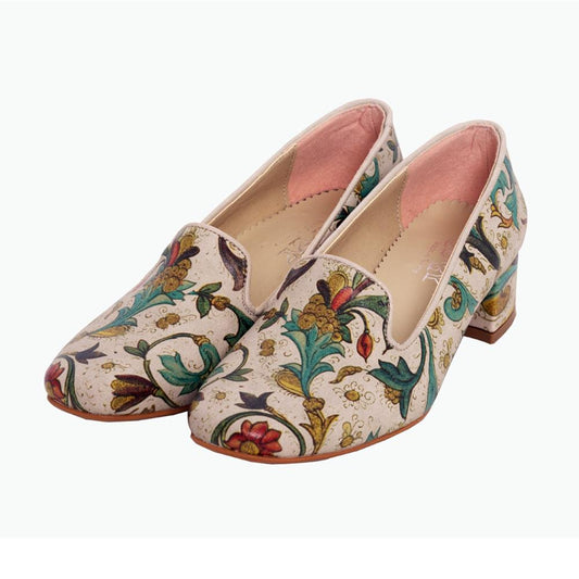 Flowers Career Heel Shoes DB115 (1405803298912)