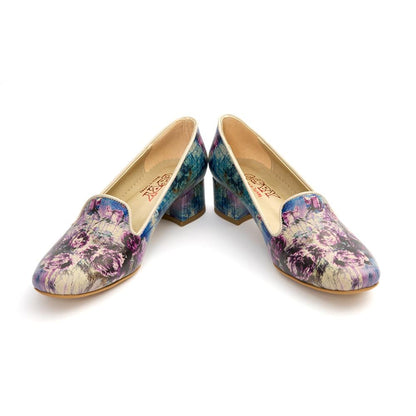 Flowers Career Heel Shoes DB118 (1405803364448)