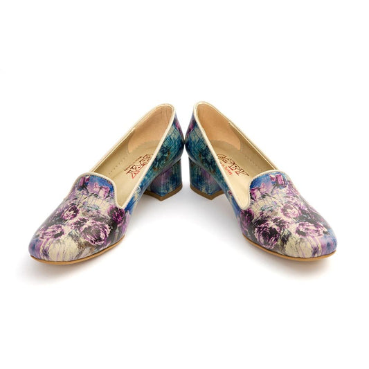 Flowers Career Heel Shoes DB118 (1405803364448)