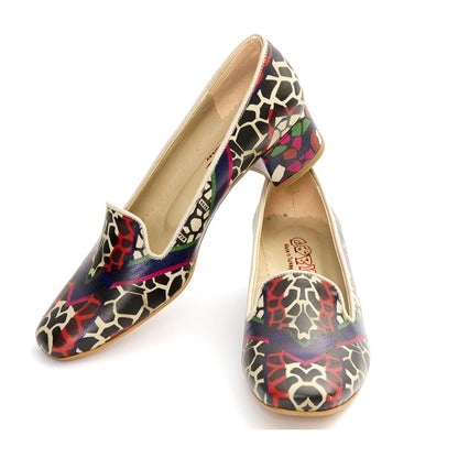 Leopard Career Heel Shoes DB119 (506264879136)