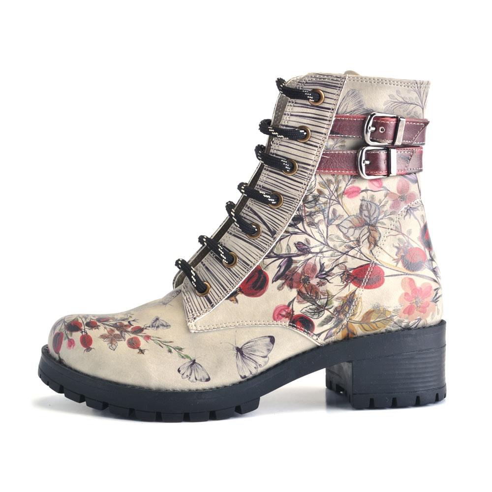 Autumn and Butterflies Short Boots DRY101 (1405803921504)