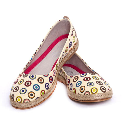 Colored Dots Ballerinas Shoes FBR1179 (1405804511328)