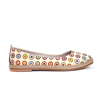Colored Dots Ballerinas Shoes FBR1179 (1405804511328)