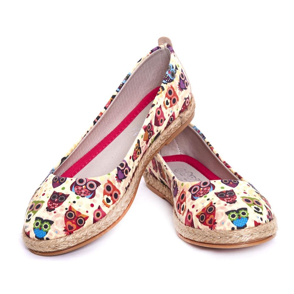 Owls Ballerinas Shoes FBR1181 (1405804544096)