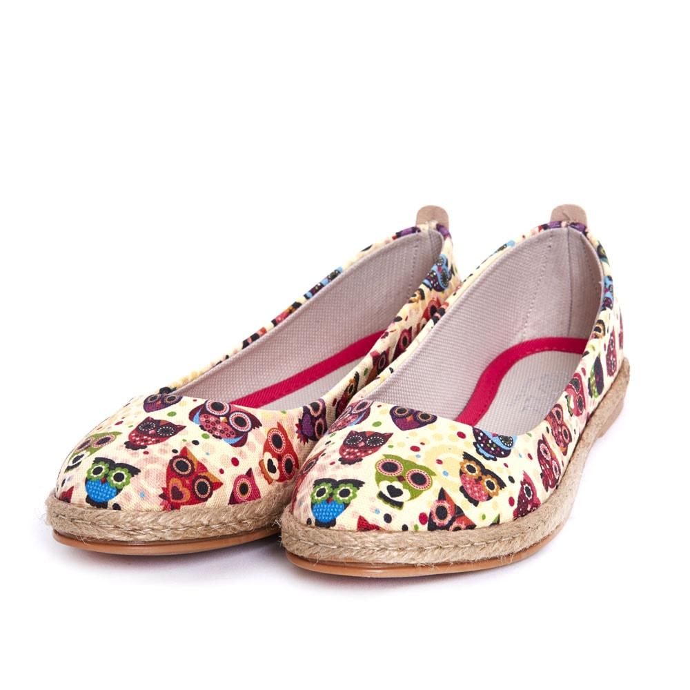 Owls Ballerinas Shoes FBR1181 (1405804544096)