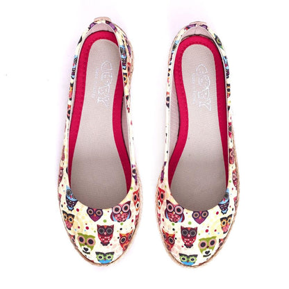 Owls Ballerinas Shoes FBR1181 (1405804544096)
