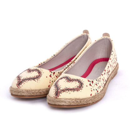 Heart Ballerinas Shoes FBR1186 (1405804740704)