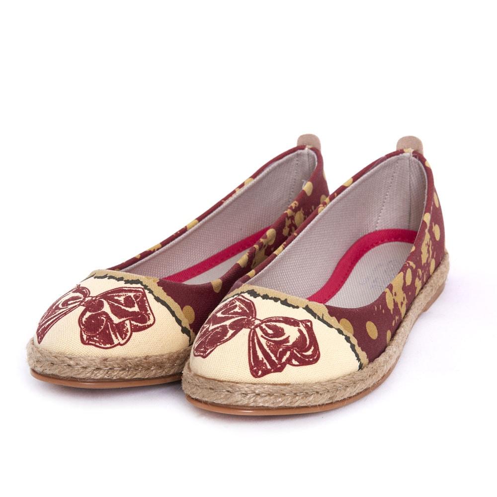 Bow Tie Ballerinas Shoes FBR1189 (1405804839008)