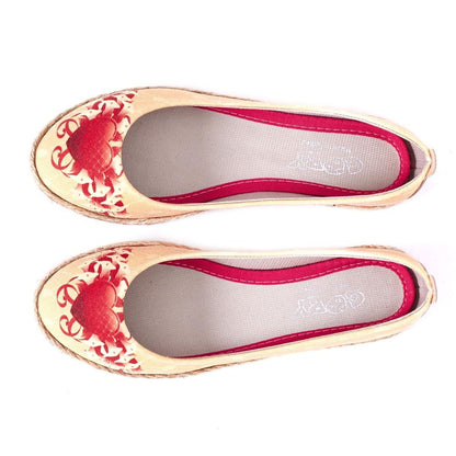 Heart Ballerinas Shoes FBR1191 (1405804937312)