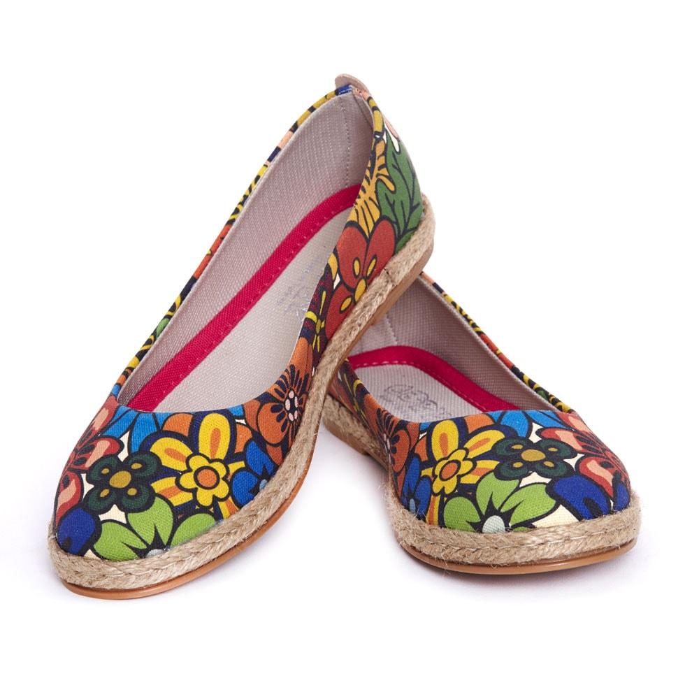 Flowers Ballerinas Shoes FBR1194 (506265600032)