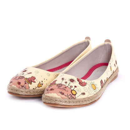 Cute Birds Ballerinas Shoes FBR1196 (506265632800)