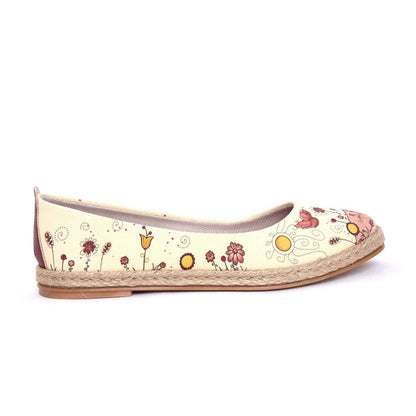 Cute Birds Ballerinas Shoes FBR1196 (506265632800)