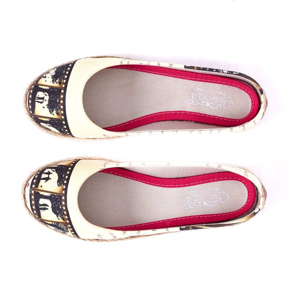 Film Strip Ballerinas Shoes FBR1201 (1405805232224)