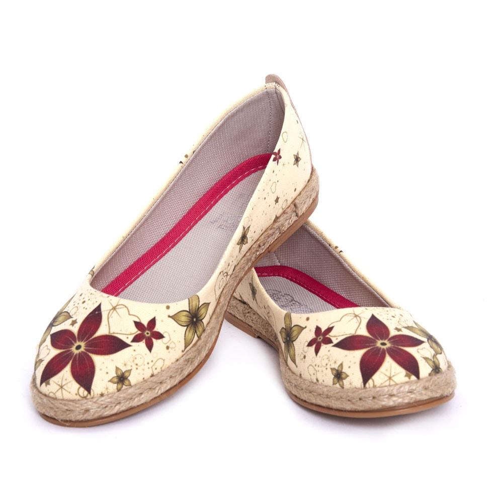 Flowers Ballerinas Shoes FBR1203 (1405805297760)