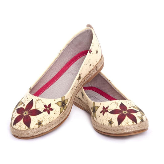 Flowers Ballerinas Shoes FBR1203 (1405805297760)