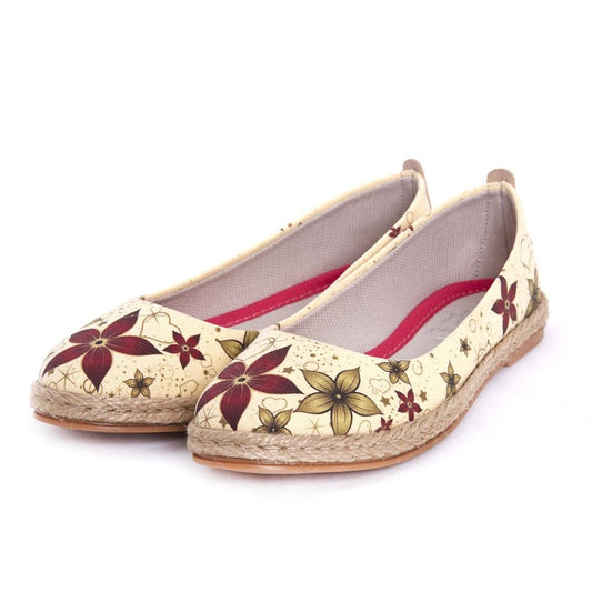 Flowers Ballerinas Shoes FBR1203 (1405805297760)