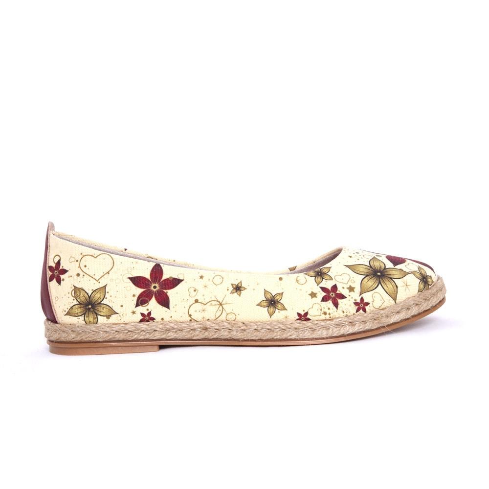 Flowers Ballerinas Shoes FBR1203 (1405805297760)