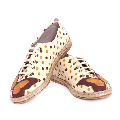 Butterfly and Dots Ballerinas Shoes FBR1217 (506265829408)