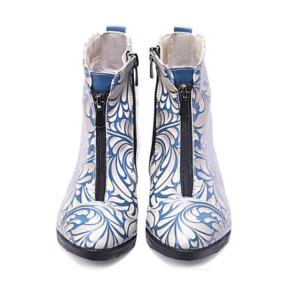 Flower Ankle Boots FER102 (506266026016)