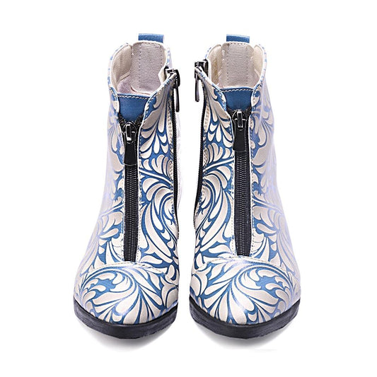 Flower Ankle Boots FER102 (506266026016)