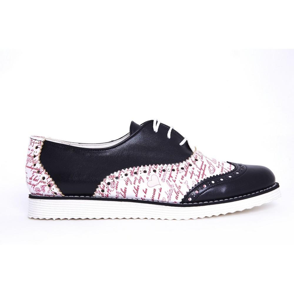 I Love You Oxford Shoes GNG101 (1421165035616)