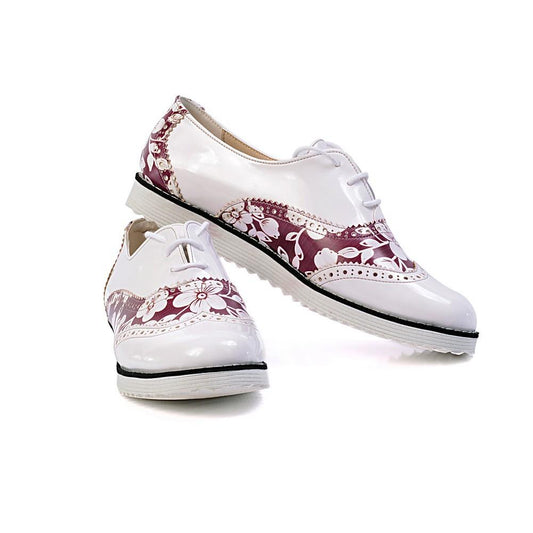 Flowers Oxford Shoes GNG302 (1421166379104)