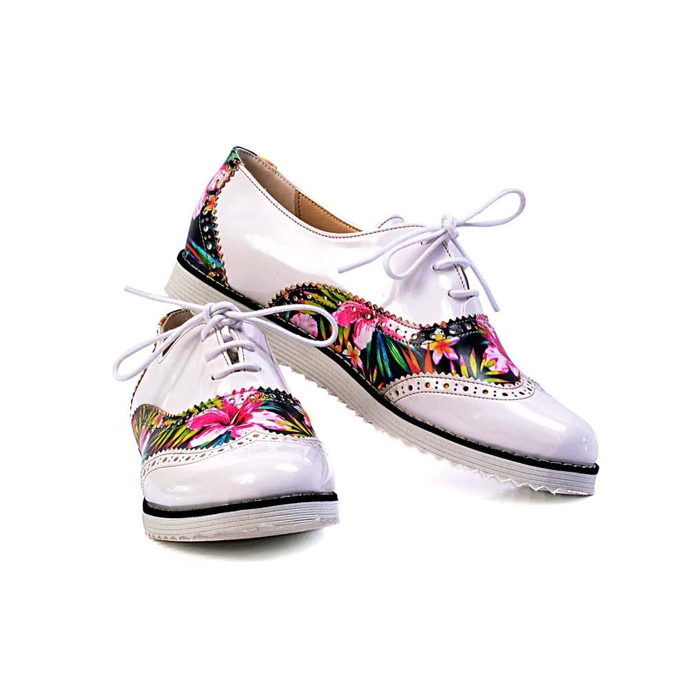 Flowers Oxford Shoes GNG303 (506266320928)