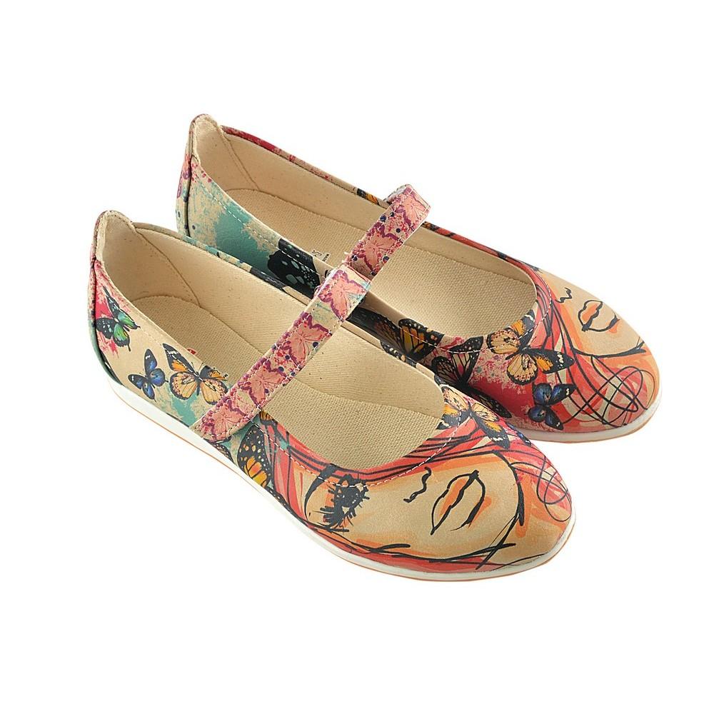 Beautiful Face Ballerinas Shoes GOB102 (1421166968928)