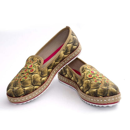 Gold Snake Sneaker Shoes HVD1461 (506268090400)