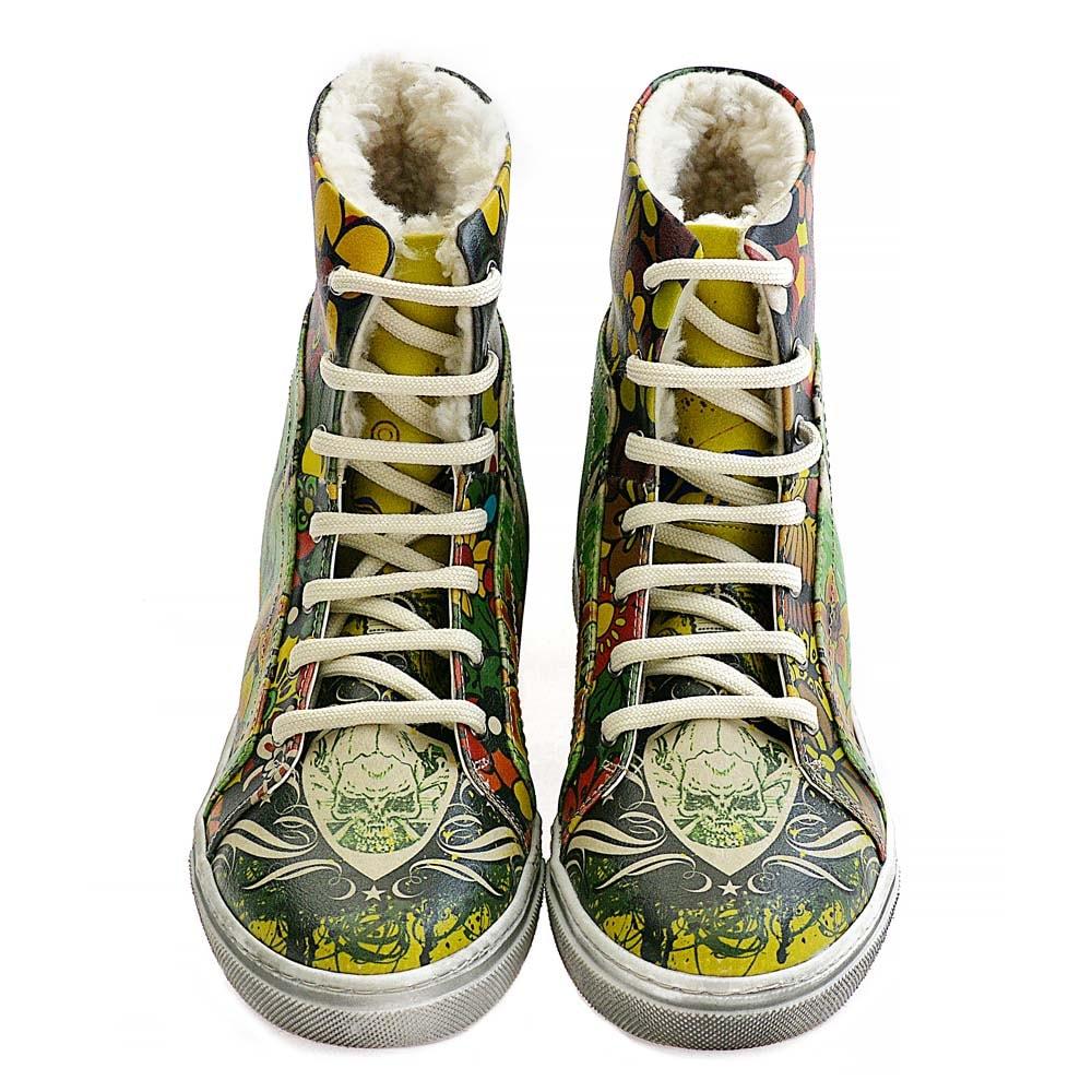 Flowers Short Boots JAS104 (506268254240)