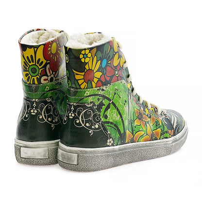 Flowers Short Boots JAS104 (506268254240)