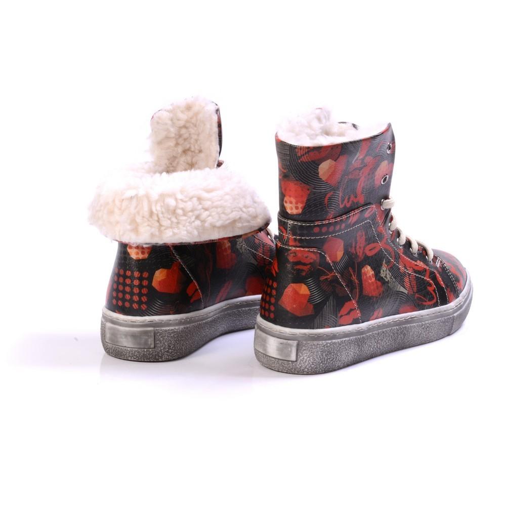 Hearts Short Boots JAS106 (1421180371040)